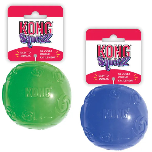 Kong squeezz ball - squeezz, durable