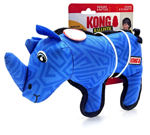 Kong ballistic rhino dog - dog, toy