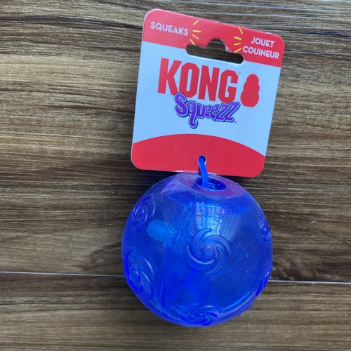Kong squeezz ball large blue - squeezz,