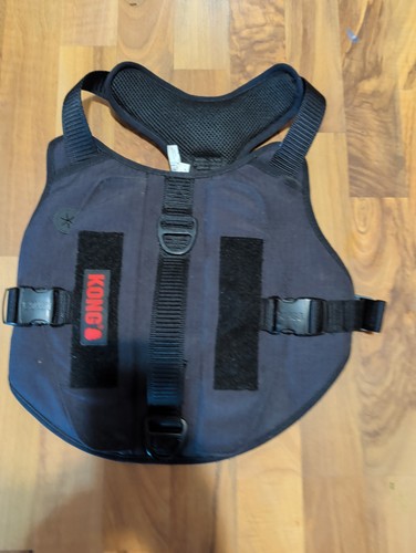 Kong dog black harness - harness, lg