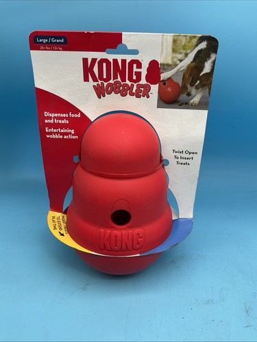 New kong red wobbler treat - new,